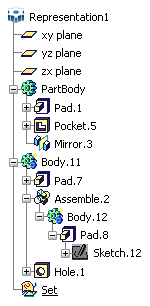 Specification Tree
